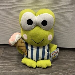 Hello Kitty Keroppi Plush Toy with Ice Cream